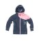 SchwerelosigKite Kids Zip Hood Sweat Wind Midnight Pink