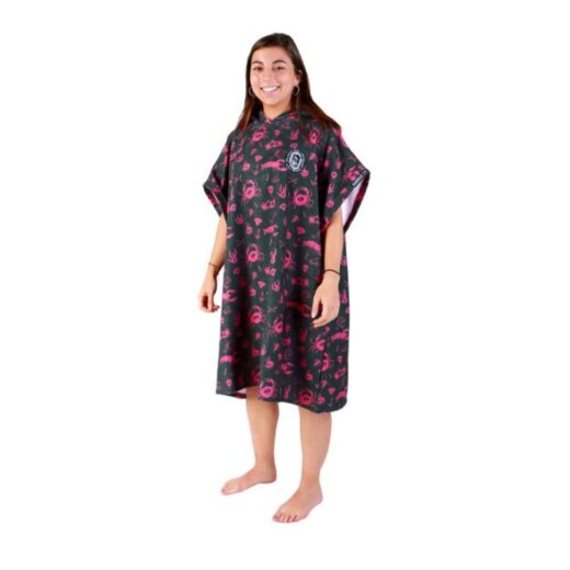 So&ouml;ruz Poncho Crabers black/pink