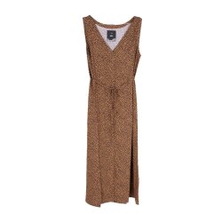 Pukas Womens Dress Dots V Neck -Dots