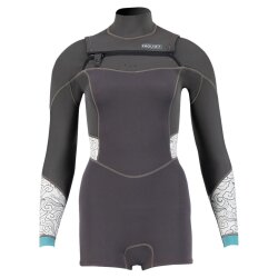 Prolimit Pure Girl Sunset Fire Shorty Frontzip 3/2 Black...
