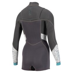 Prolimit Pure Girl Sunset Fire Shorty Frontzip 3/2 Black Ivory