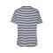 Cleptomanicx Womens Basic Tee Gull Stripe 2 Dark Navy