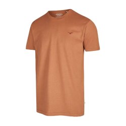 Cleptomanicx T-Shirt Basic Tee Liguell Regular Caramel Cafe
