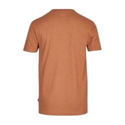 Cleptomanicx T-Shirt Basic Tee Liguell Regular Caramel Cafe