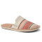 reef Escape Mule Slippers Red Stripes Woman