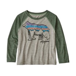 Patagonia Baby Cap Cool Daily Crew Illustrated Fitz Bear