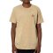 Katin Easy Emblem Embroidery Tee T-Shirt Khaki Mineral