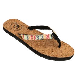 Cool Shoes Sunday Zehentrenner Blue Kork