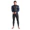 C-Skins Element 3/2 Backzip Steamer Neoprenanzug Anthracite Bluestone Lime