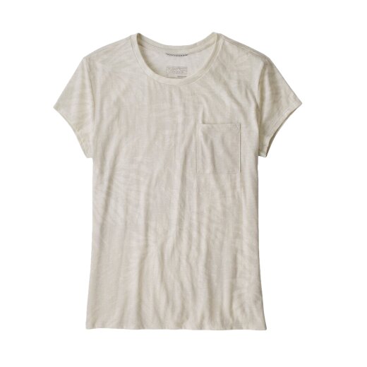 Patagonia Womens Mainstay Tee Kelp and Sand Big