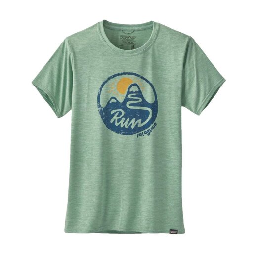 Patagonia Ws Capilene Cool Daily Graphic Shirt Green X-Dye