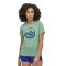 Patagonia Ws Capilene Cool Daily Graphic Shirt Green X-Dye
