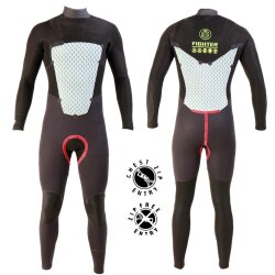 So&ouml;ruz Fighter Oysterprene 3/2 Chestzip Neoprenanzug Black