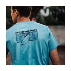 So&ouml;ruz Men Shirt SS Bio Grind Organic Cotton Blue
