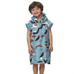 After Babies Poncho Sketchbook Blue