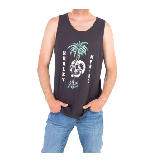 Hurley Tank Everyday Washed Skull Slicer