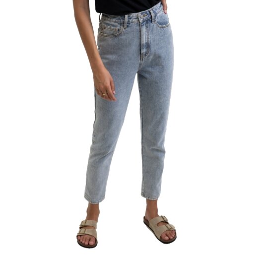 Rhythm Classic Hi-Rise Tapered Jeans Light Wash