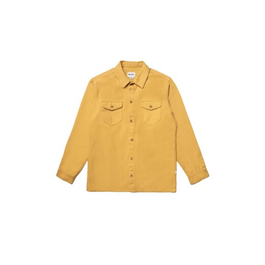 Rhythm. Moleskin LS Shirt Tobacco Hemd
