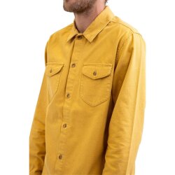 Rhythm. Moleskin LS Shirt Tobacco Hemd