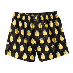 Lousy LivinTrunk Boxershorts Zitrone Black