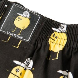 Lousy LivinTrunk Boxershorts Zitrone Black