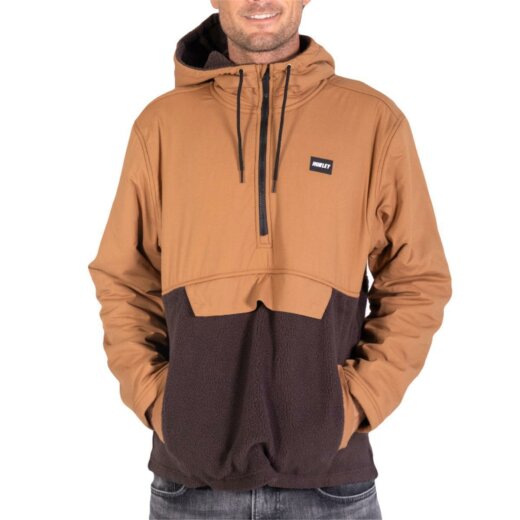 Hurley  Hudson Burrito Anorak Brown
