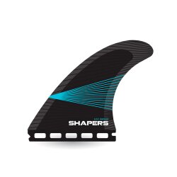 Shapers Fins Medium AirLite SPF Tri-Fin Set Black/Blue