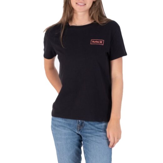 Hurley Woman T-Shirt  Mandala Brah Relaxed Black