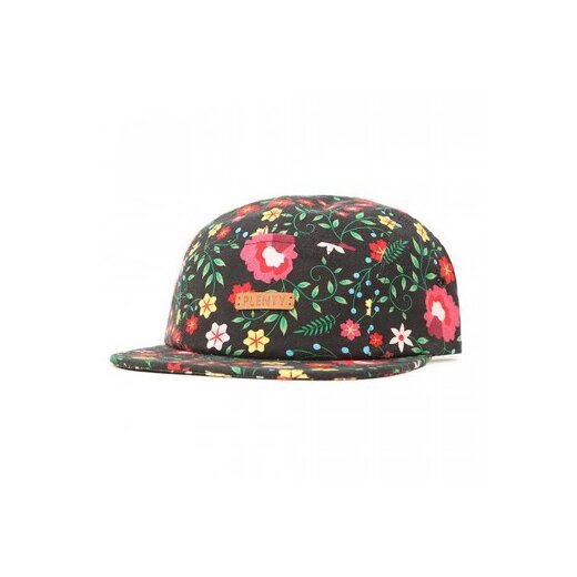 Plenty Womens Cap Seasonal Five panel black floral