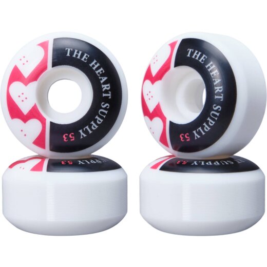 Heart Supply Squad Skateboard Rollen 4 Stk.53mm Rot