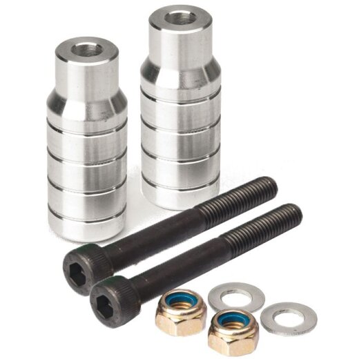 Apex Grind Stunt Scooter Pegs- Silber