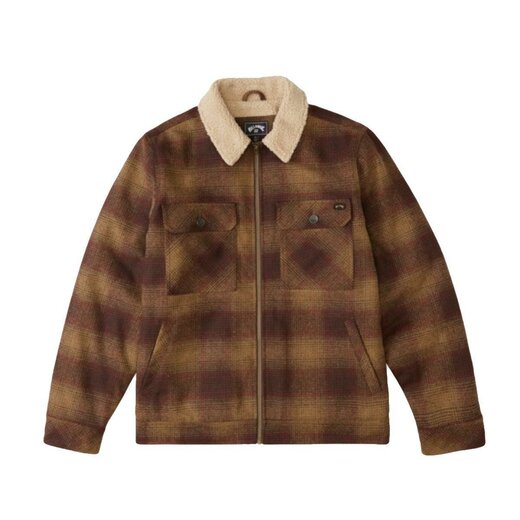 Billabong Barlow Sherpa Trucker Jacke Coffee