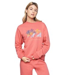 Hurley Sapphire Sun Girlfriend Crew Faded Rose