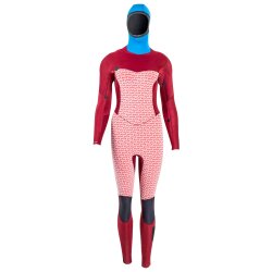 Prolimit Oxygen Steamer Hooded 6/4 Thermal Rebound FTM Black/Wine