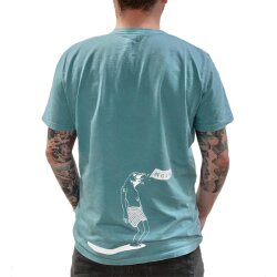 HW-SHAPES T-Shirt M&ouml;we Longboard Vintage Dyed Aged...
