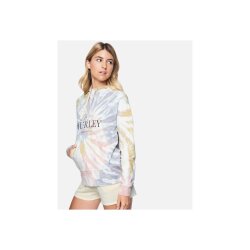 Hurley Ivy Easy Raglan Hoodie Multi Tie Dye