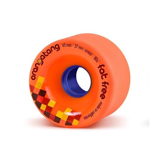 Orangatang FAT FREE (4er Set) 65mm/80a Orange