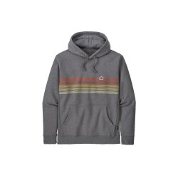 Patagonia Ms Line Logo Ridge Stripe Uprisal Hoody Gravel...