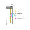 Les Artistes Paris Pull Can&acute;it Seychelles bril 500ml Trinkflasche