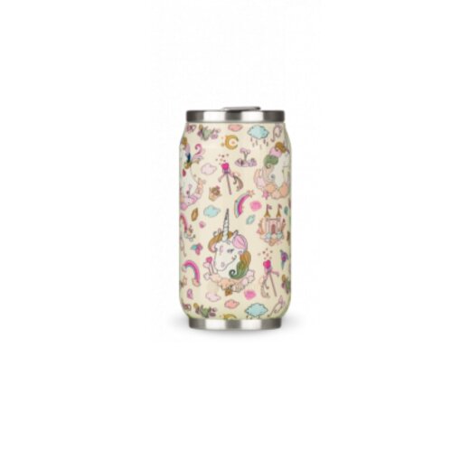 Les Artistes Paris Pull Can&acute;it Licorne Ivoire bril 280ml/ Unicorn Ivory Trinkflasche