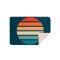 Voited Cloud Touch Pillow Blanket Sunset Stripe