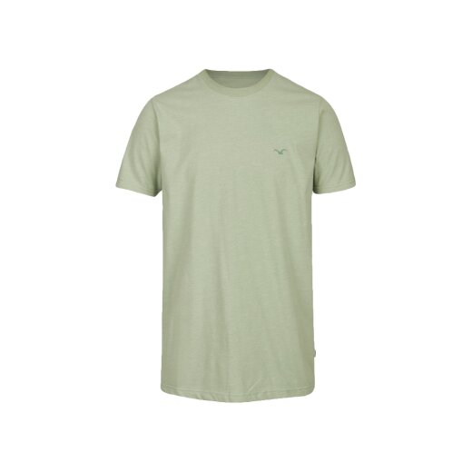  Cleptomanicx T-Shirt Basic Tee Liguell Regular Heather Ice Green