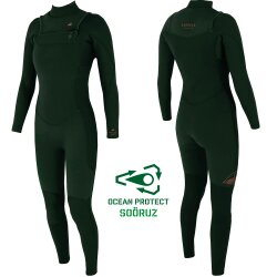 So&ouml;ruz Fullsuit 5/4/3 FZ GREEN LINE BIOPRENE GIRL Green