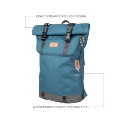 Doughnut Christopher Rucksack Reborn Series denim