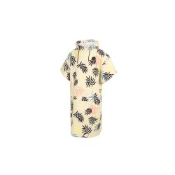 Mystic Poncho Velour Pastel Yellow