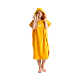 Robie Original  Short Sleeve Poncho Saffron Medium