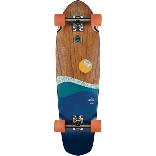Globe Big Blazer 32" Longboard Komplettboard Teal/ Oceans