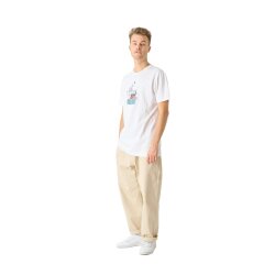 Cleptomanicx T-Shirt Basic Tee Fly Boat White