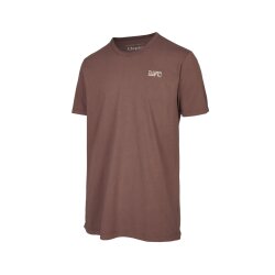 Cleptomanicx T-Shirt Basic Tee M&ouml;we Dyed Decadent Chocolate