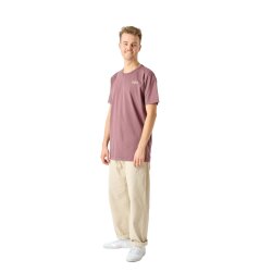 Cleptomanicx T-Shirt Basic Tee M&ouml;we Dyed Decadent Chocolate